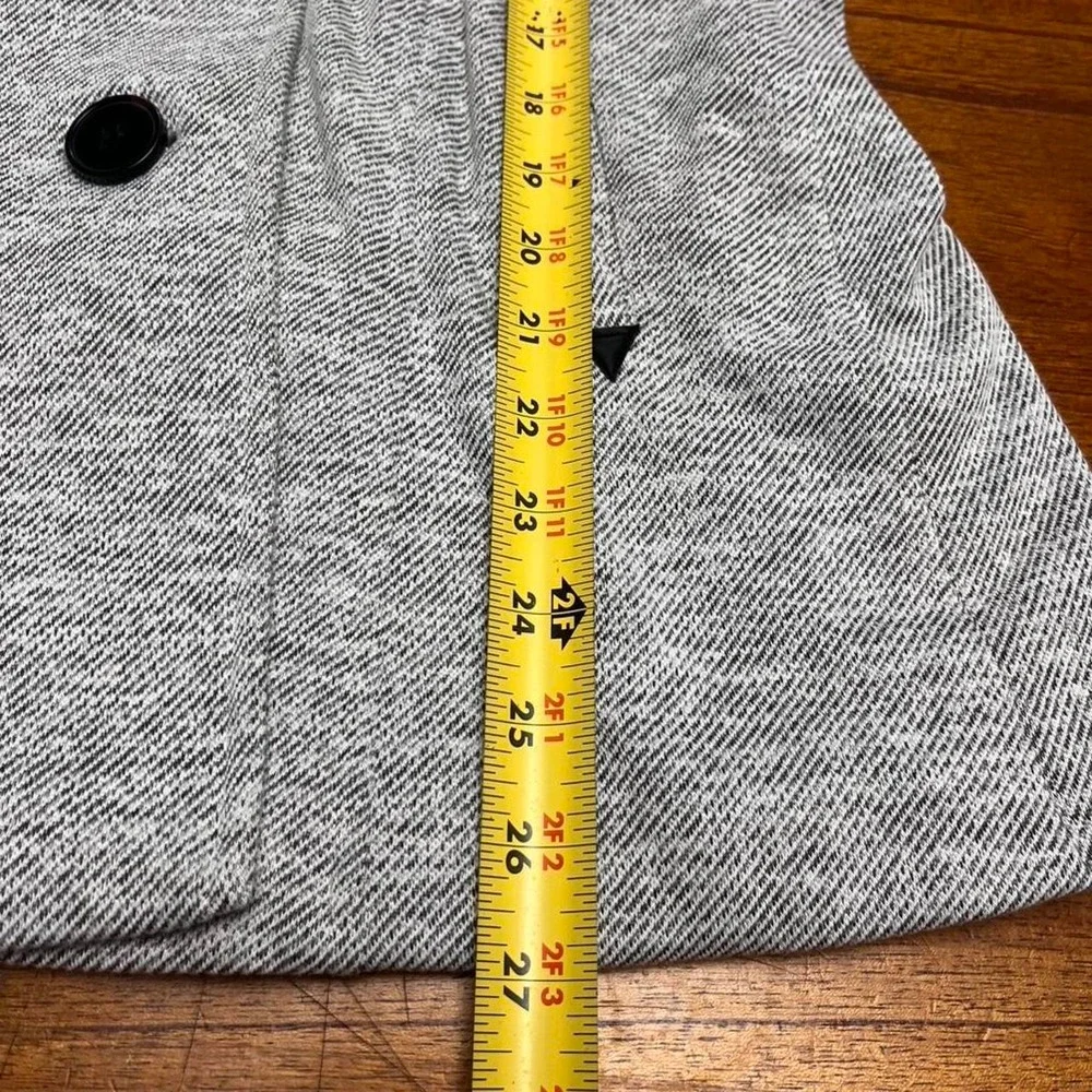 Grey double breasted coat